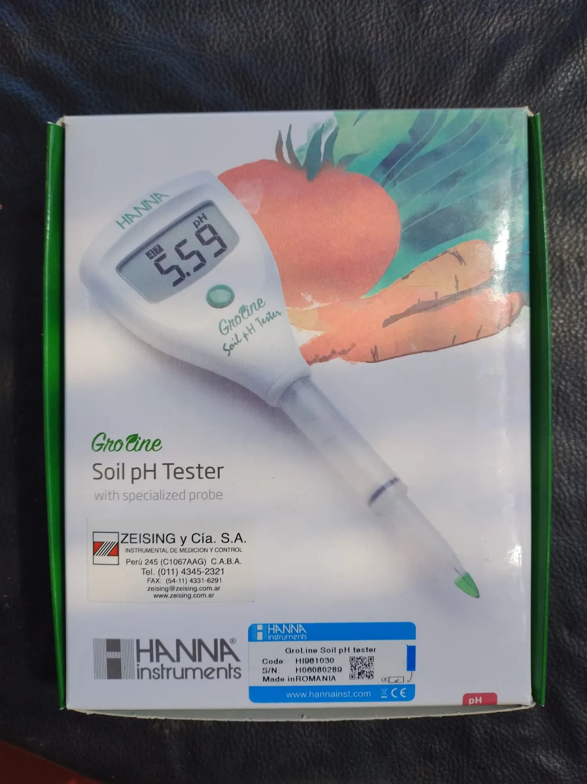 Medidor De Ph Suelos Hanna Hi981030 Groline